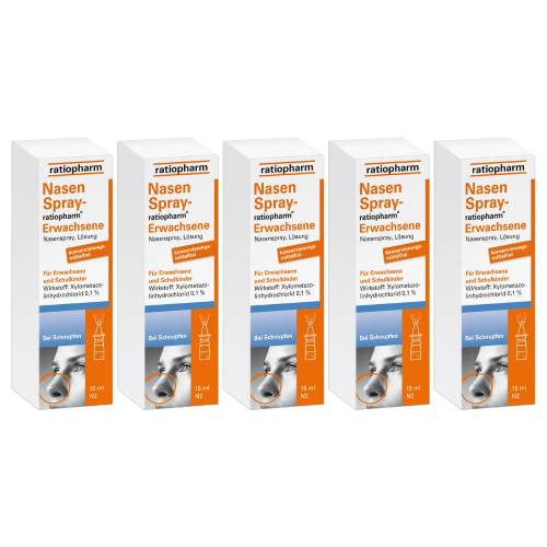 Nasenspray-ratiopharm® Erwachsene (5x15 ml)