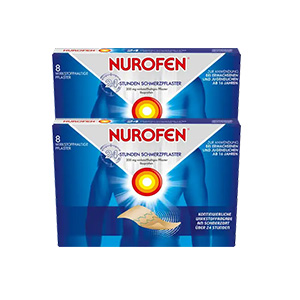 NUROFEN 24-Stunden Schmerzpflaster 200 mg Doppelpackung (2x 8St)