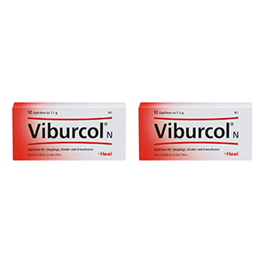VIBURCOL N Kinder- und Säuglings-Suppositorien Set (2x12St)