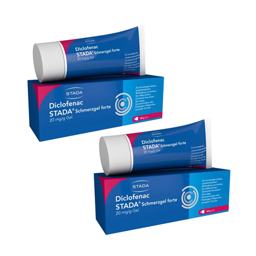 DICLOFENAC STADA Schmerzgel forte 20 mg/g Set (2x 180g)
