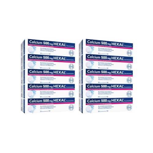 CALCIUM 500 HEXAL Brausetabletten (2x100 St)
