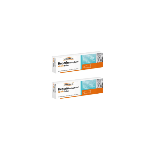 HEPARIN-RATIOPHARM 60.000 Salbe (2x150 g)
