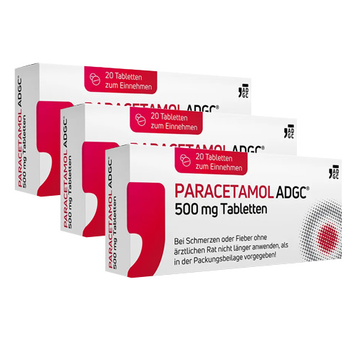 PARACETAMOL ADGC 500 mg Tabletten (3x20 St)