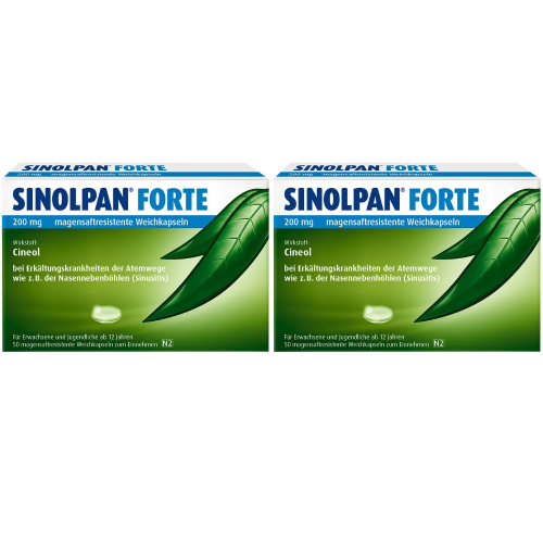 SINOLPAN forte 200 mg magensaftres.Weichkapseln Set (2x 50St)