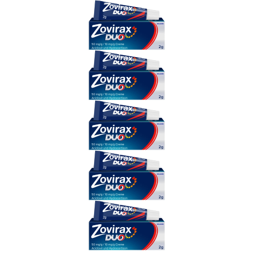 ZOVIRAX Duo 50 mg/g / 10 mg/g Creme (5x2g)
