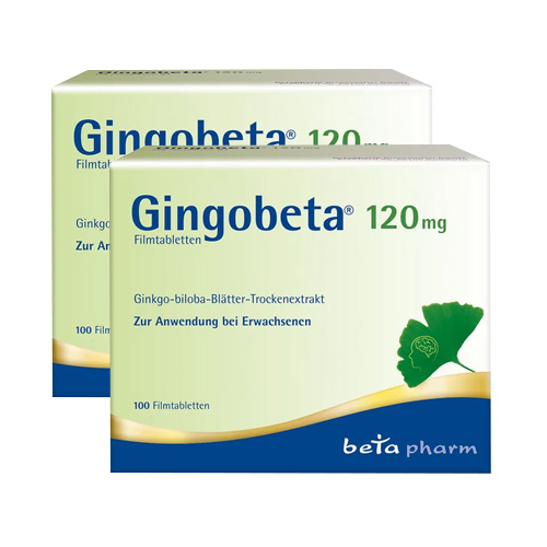 GINGOBETA 120 mg Filmtabletten Doppelpackung (2x100St)