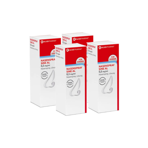 Nasenspray sine AL 0,5 mg / ml bei Schnupfen (4x10ml)