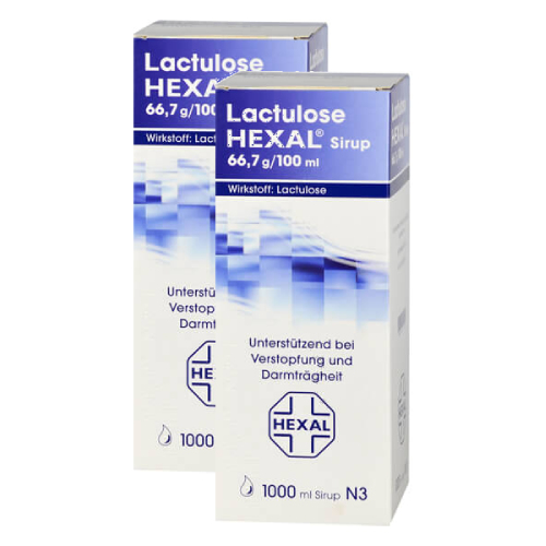LACTULOSE Hexal Sirup Doppelpackung (2x1000ml)