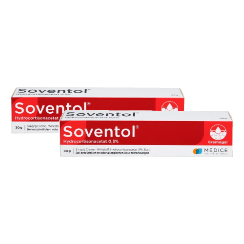 SOVENTOL Hydrocortisonacetat 0,5% Creme (2x30 g)