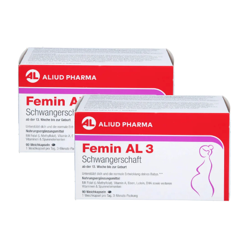 FEMIN AL 3 Schwangerschaft Weichkapseln (2x90 St)