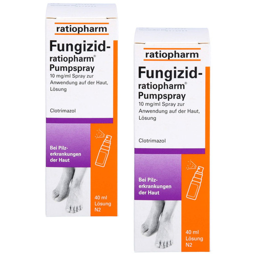 FUNGIZID-ratiopharm Pumpspray Doppelpackung