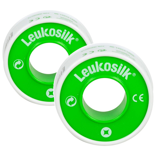 LEUKOSILK 1,25 cmx5 m Doppelpackung