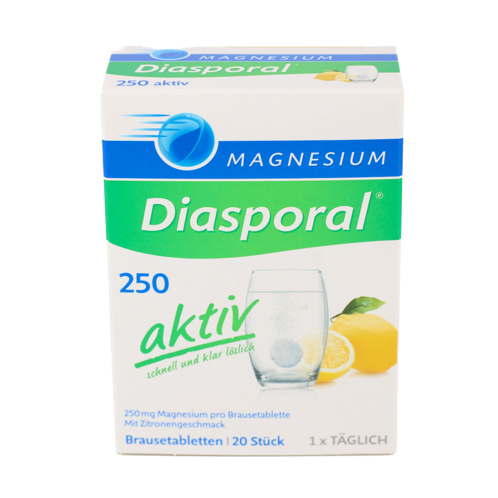 MAGNESIUM DIASPORAL 250 aktiv Brausetabletten
