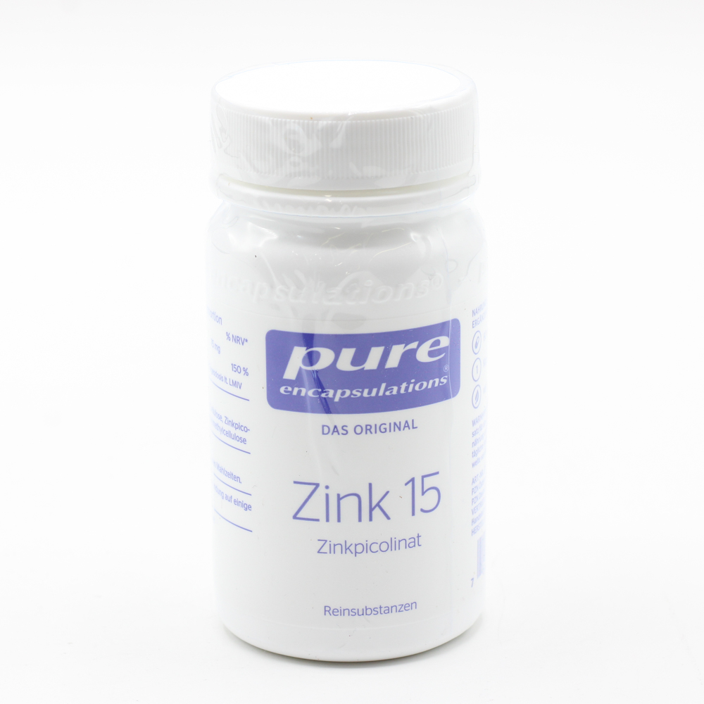 PURE ENCAPSULATIONS Zink 15 Zinkpicolinat Kapseln