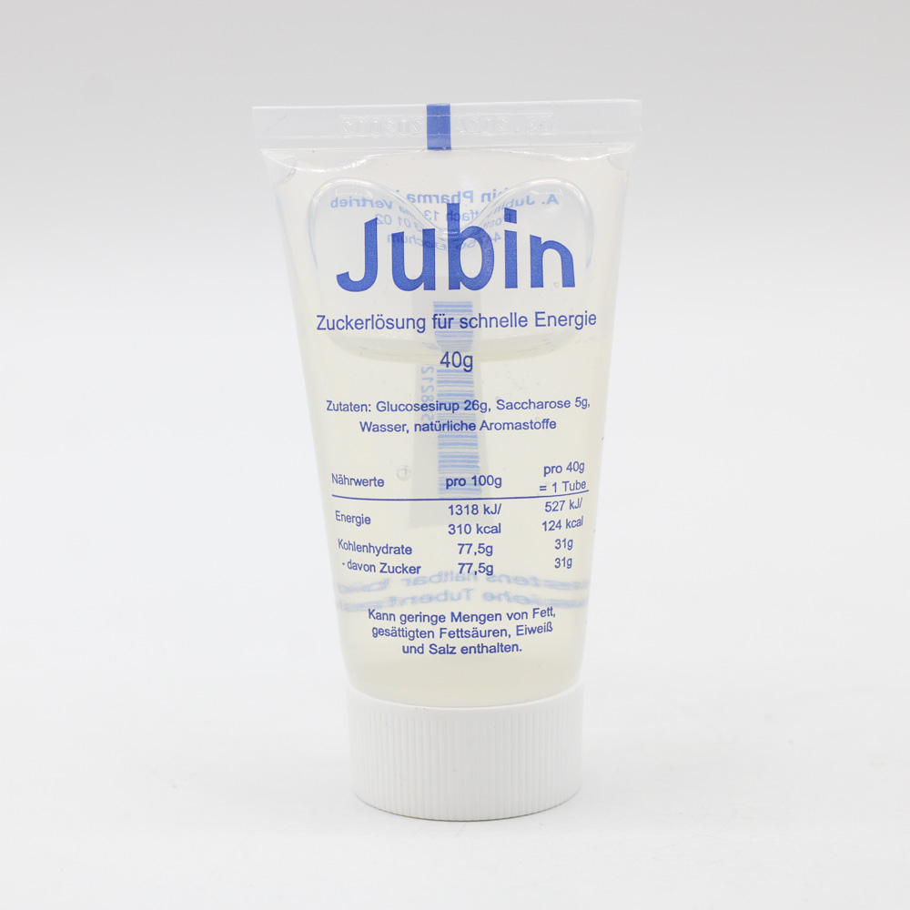 JUBIN Zuckerlösung schnelle Energie