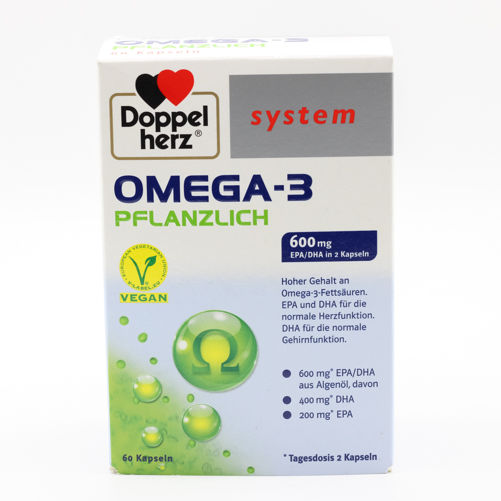 DOPPELHERZ Omega-3 pflanzlich system Kapseln