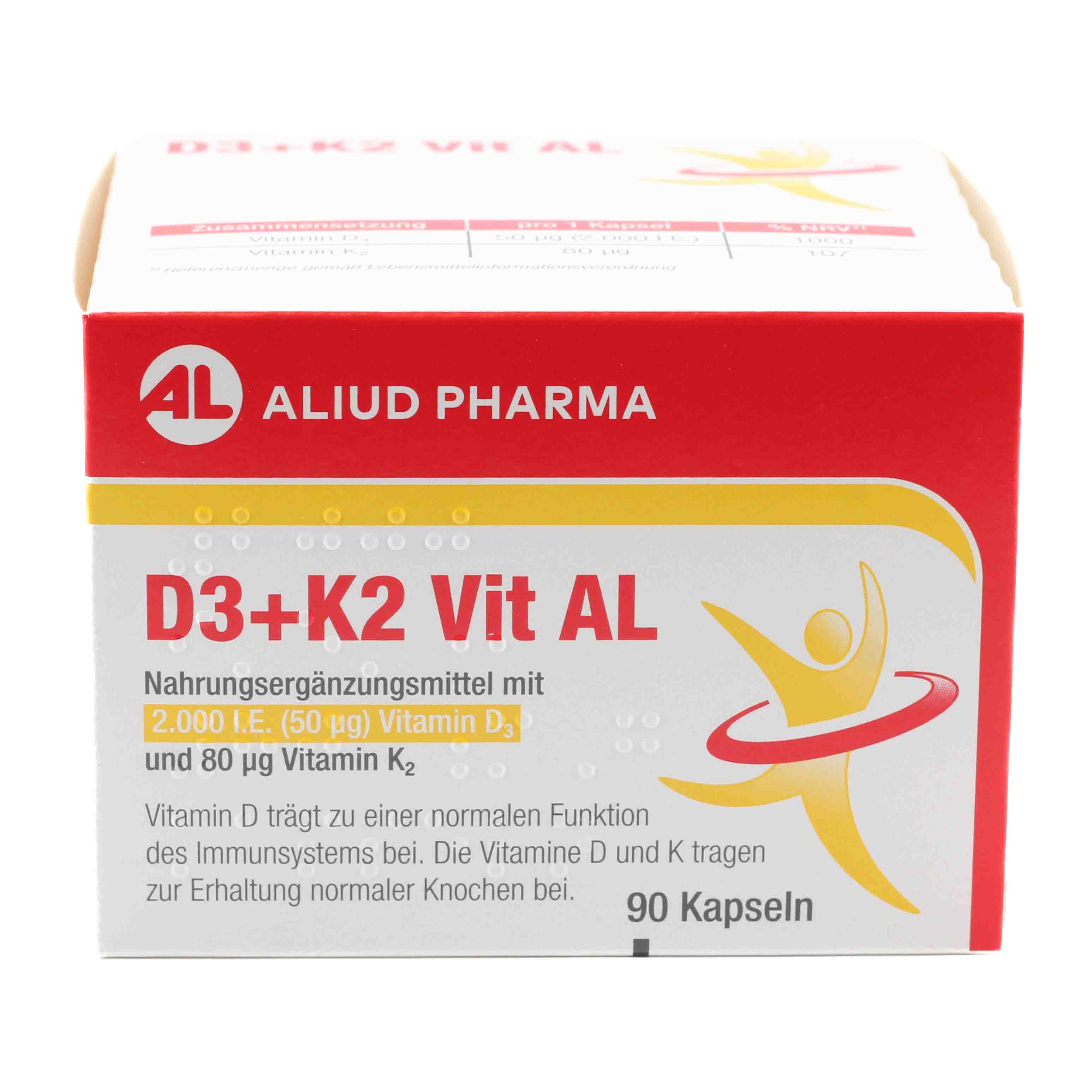 D3+K2 Vit AL 2000 I.E./80 μg Kapseln
