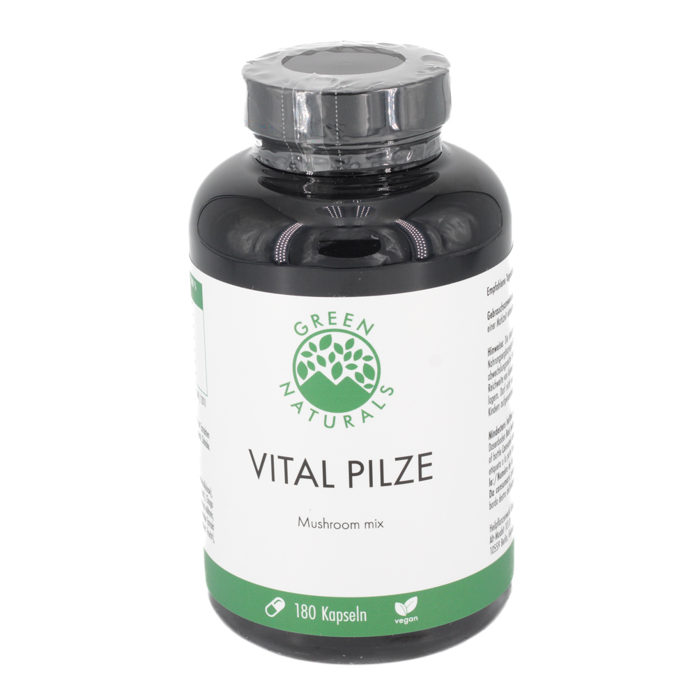 GREEN NATURALS Vital Pilze Cordyceps Reishi vegan