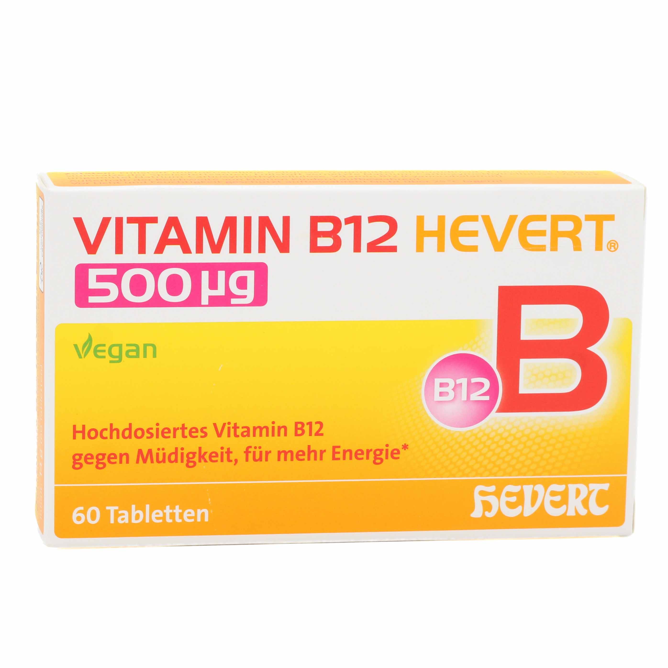 VITAMIN B12 HEVERT 500 μg Tabletten