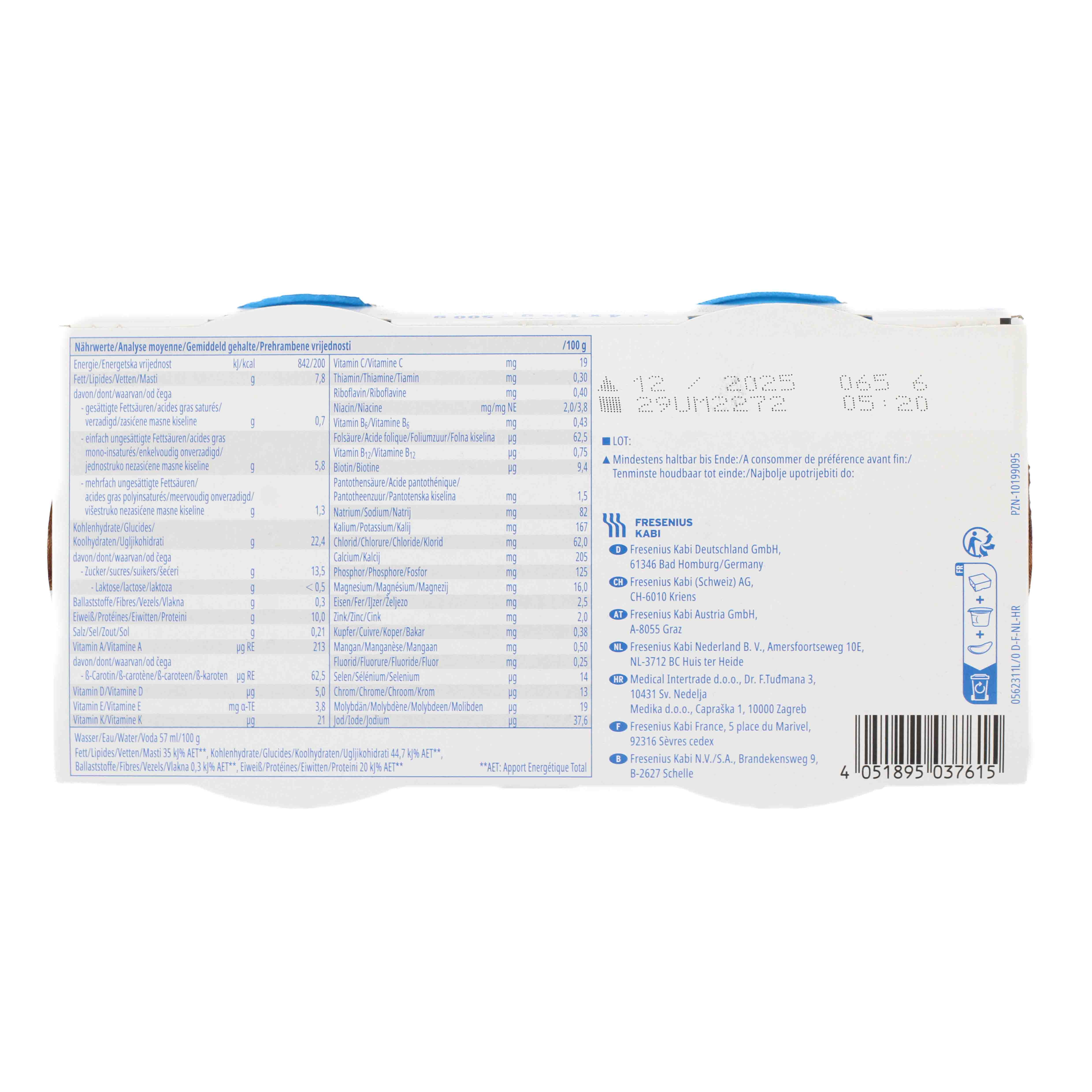 FRESUBIN 2 kcal Creme Schokolade im Becher Set (2x4St)