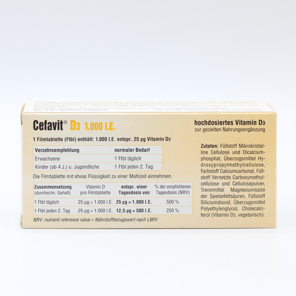 CEFAVIT D3 1.000 I.E. Filmtabletten