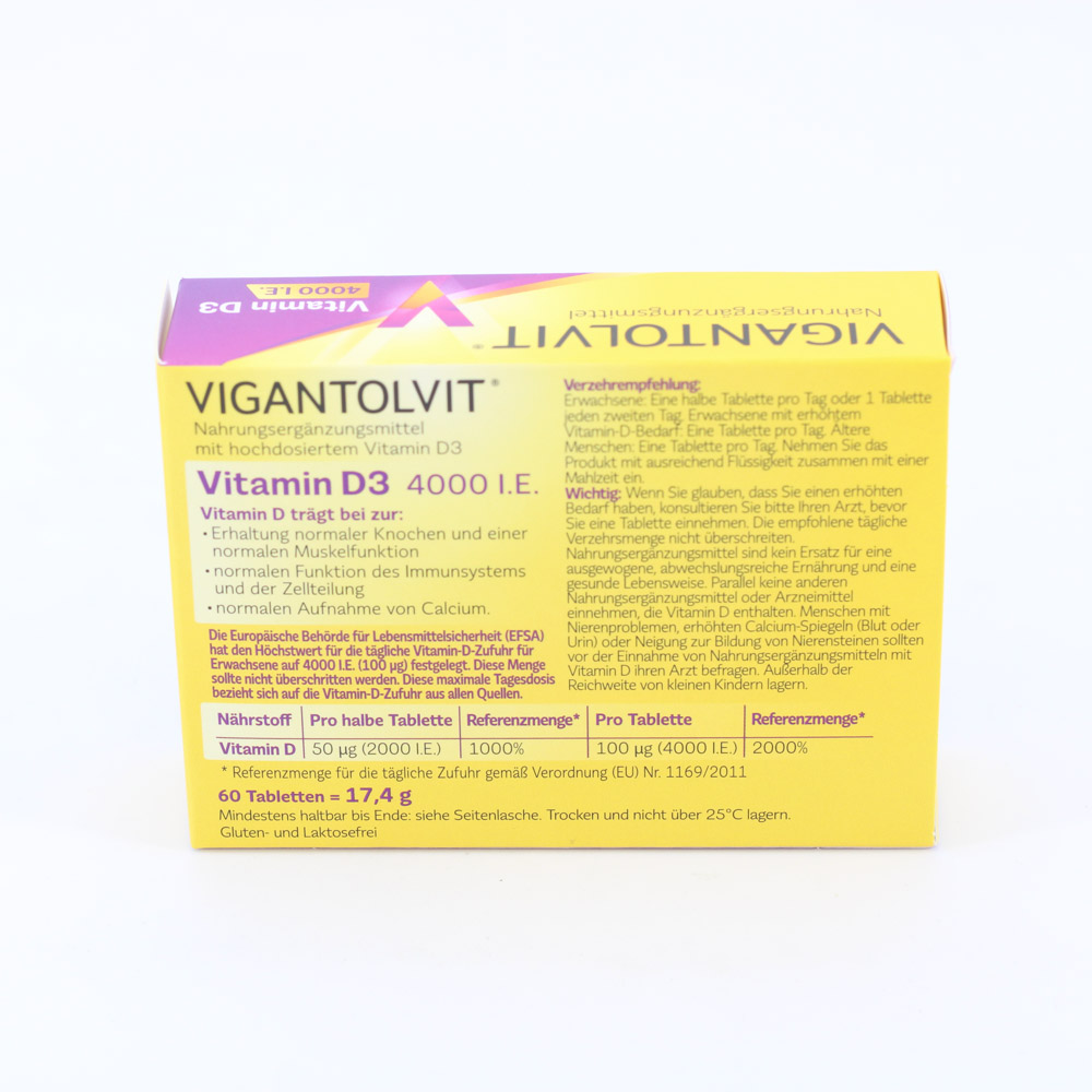 VIGANTOLVIT 4000 I.E. Vitamin D3 Tabletten