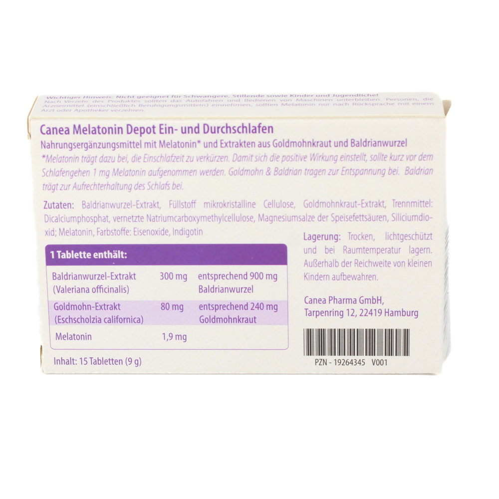 MELATONIN DEPOT Ein- & Durchschlaf-Tabletten