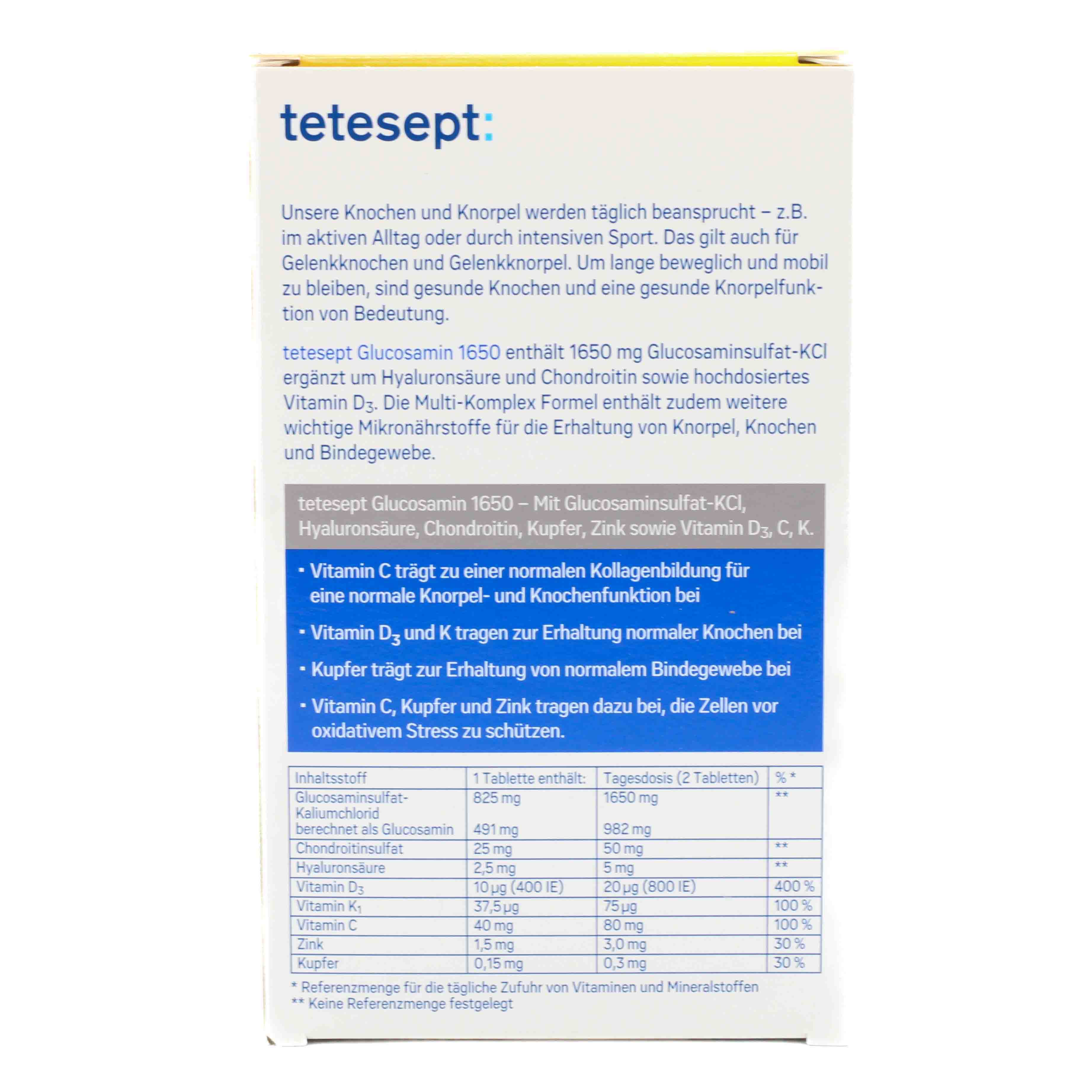 TETESEPT Glucosamin 1650 Filmtabletten