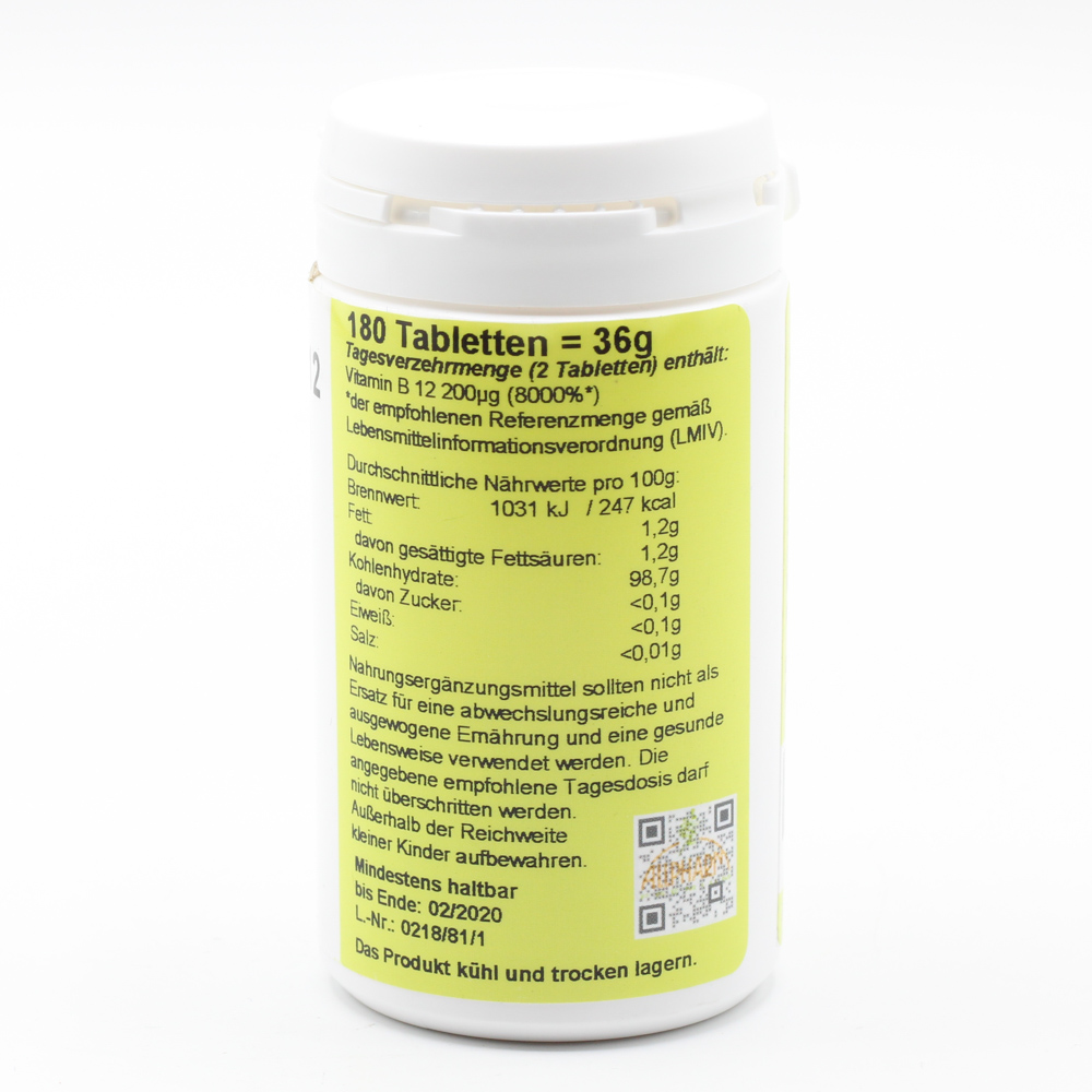 VITAMIN B12 OPTI 100 Tabletten