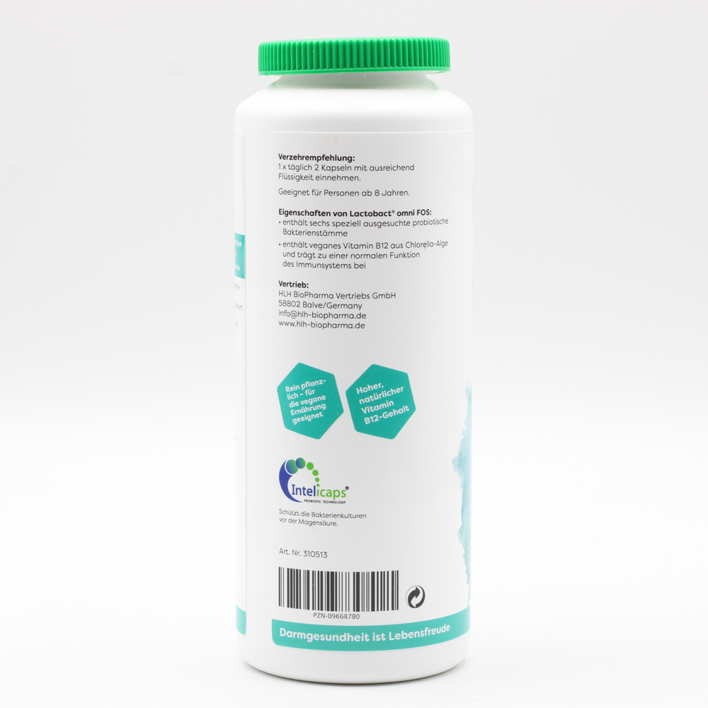 LACTOBACT omni FOS magensaftresistente Kapseln