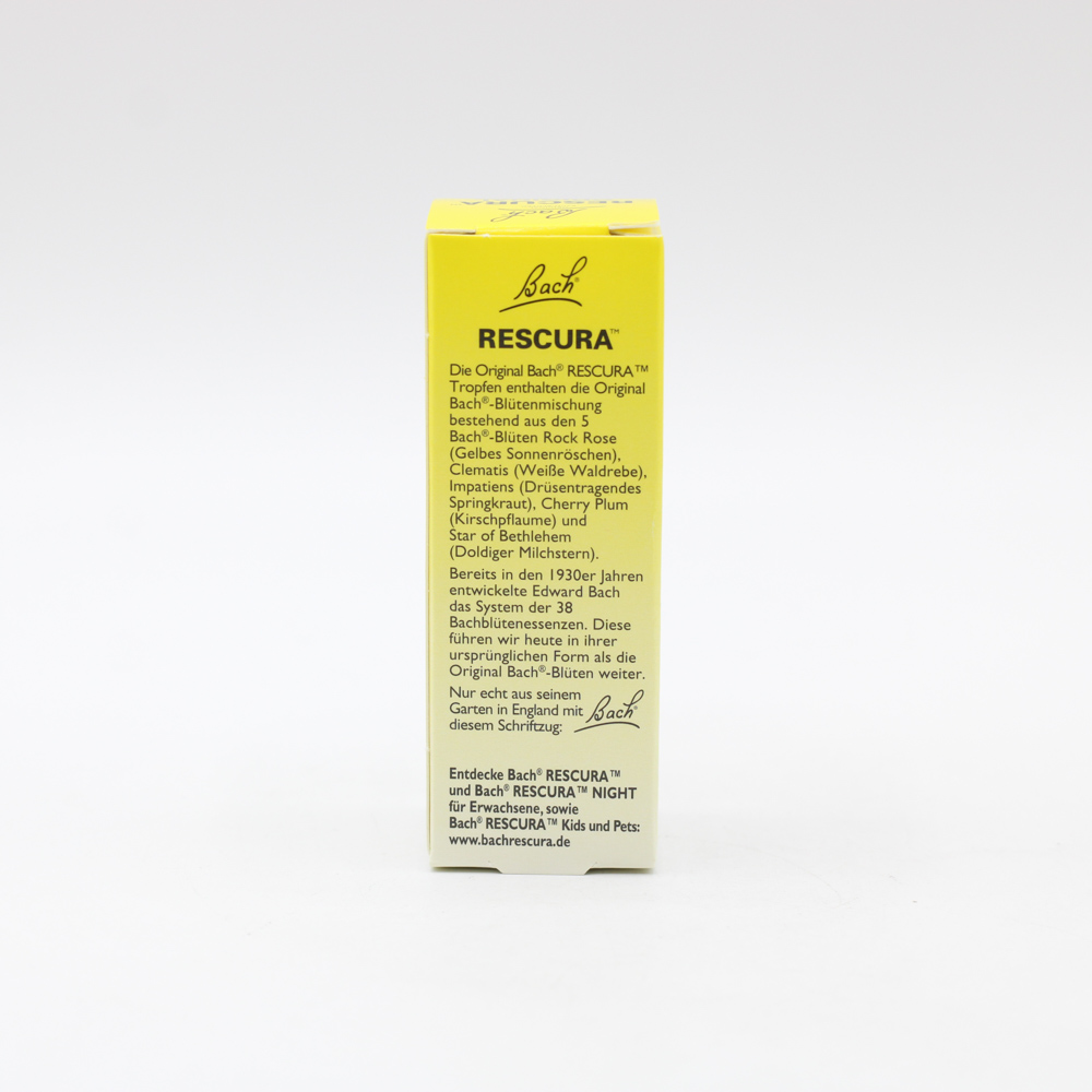 BACHBLÜTEN Original Rescura Tropfen m.Alkohol