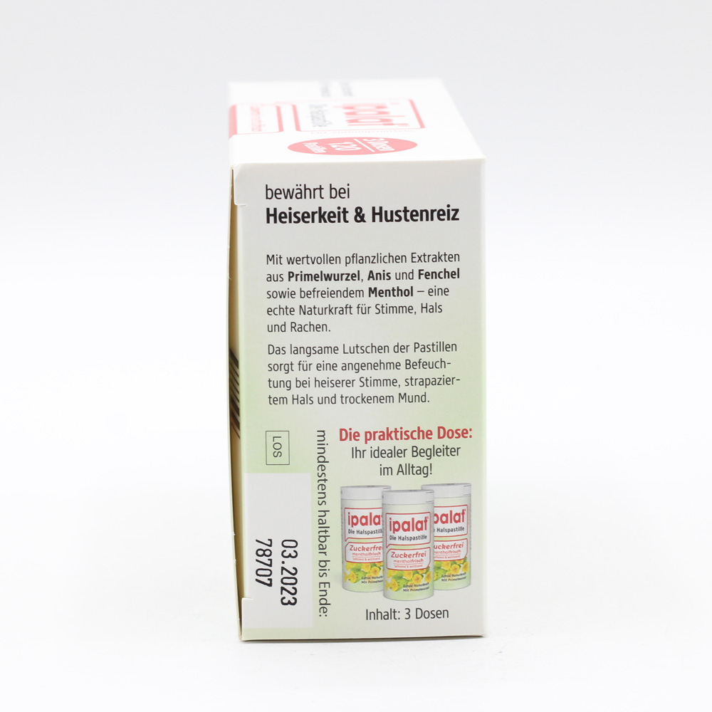 IPALAT Halspastillen zuckerfrei