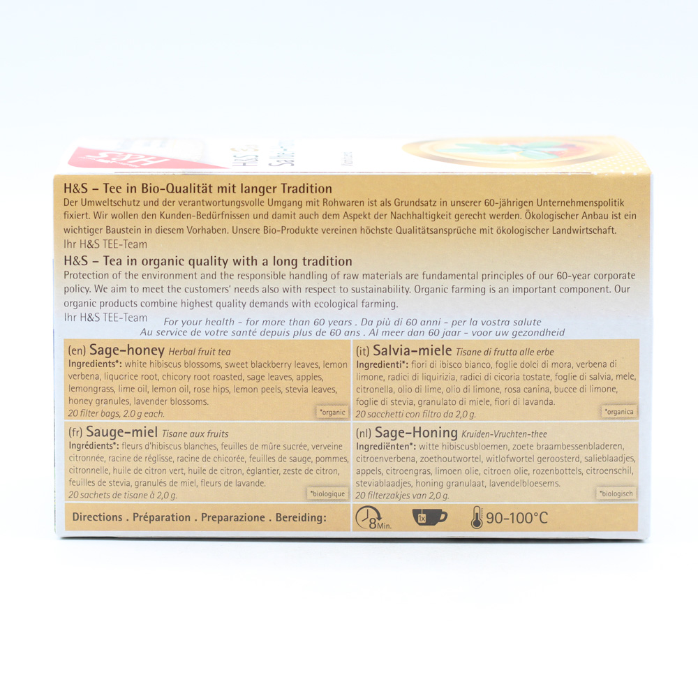 H&S Bio Salbei-Honig Filterbeutel