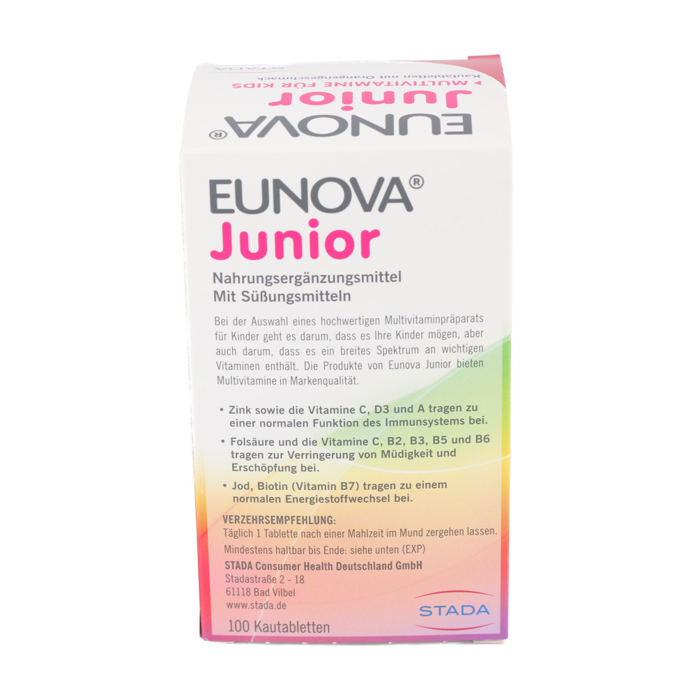 EUNOVA Junior Kautabletten m.Orangengeschmack