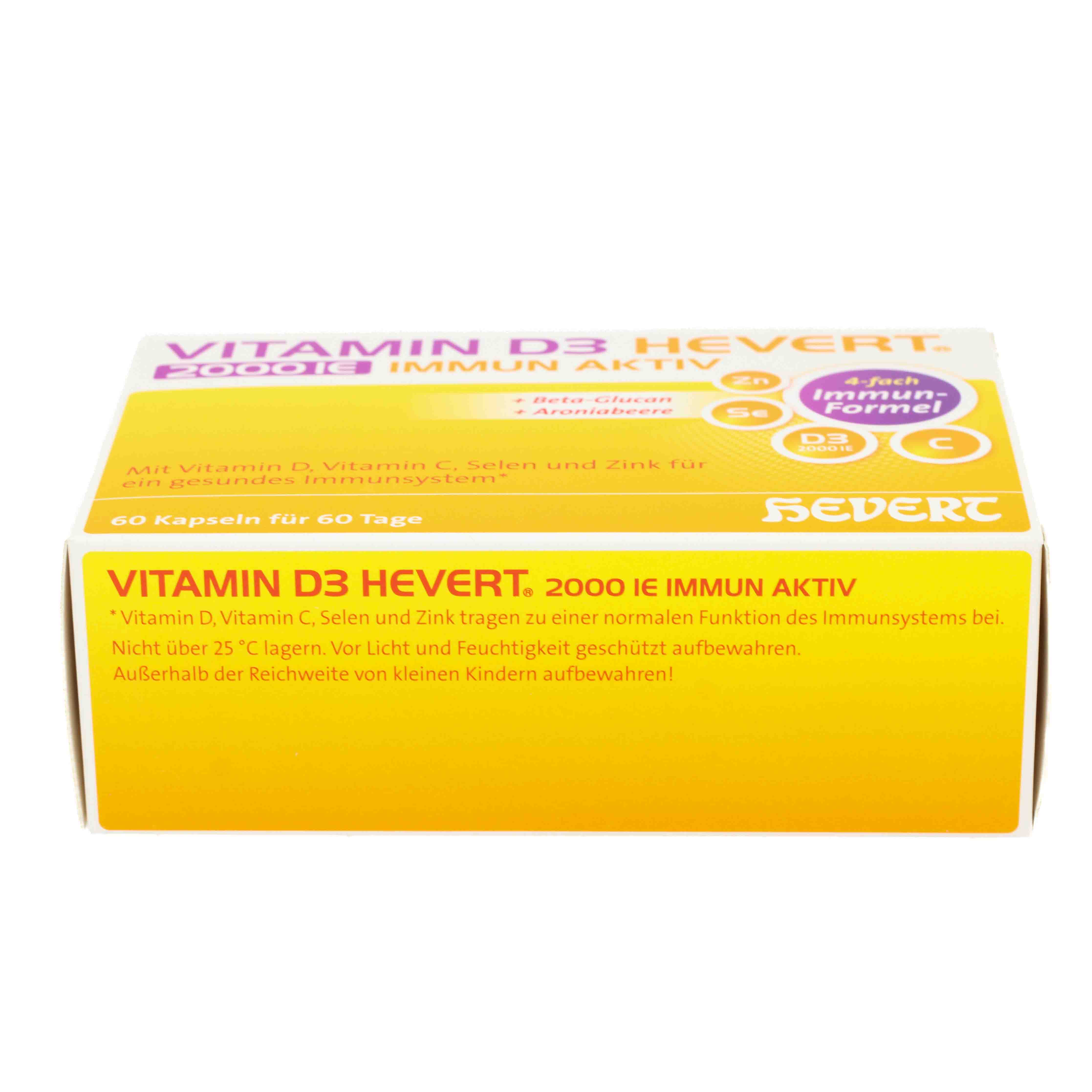 VITAMIN D3 HEVERT 2000 I.E. Immun Aktiv Kapseln