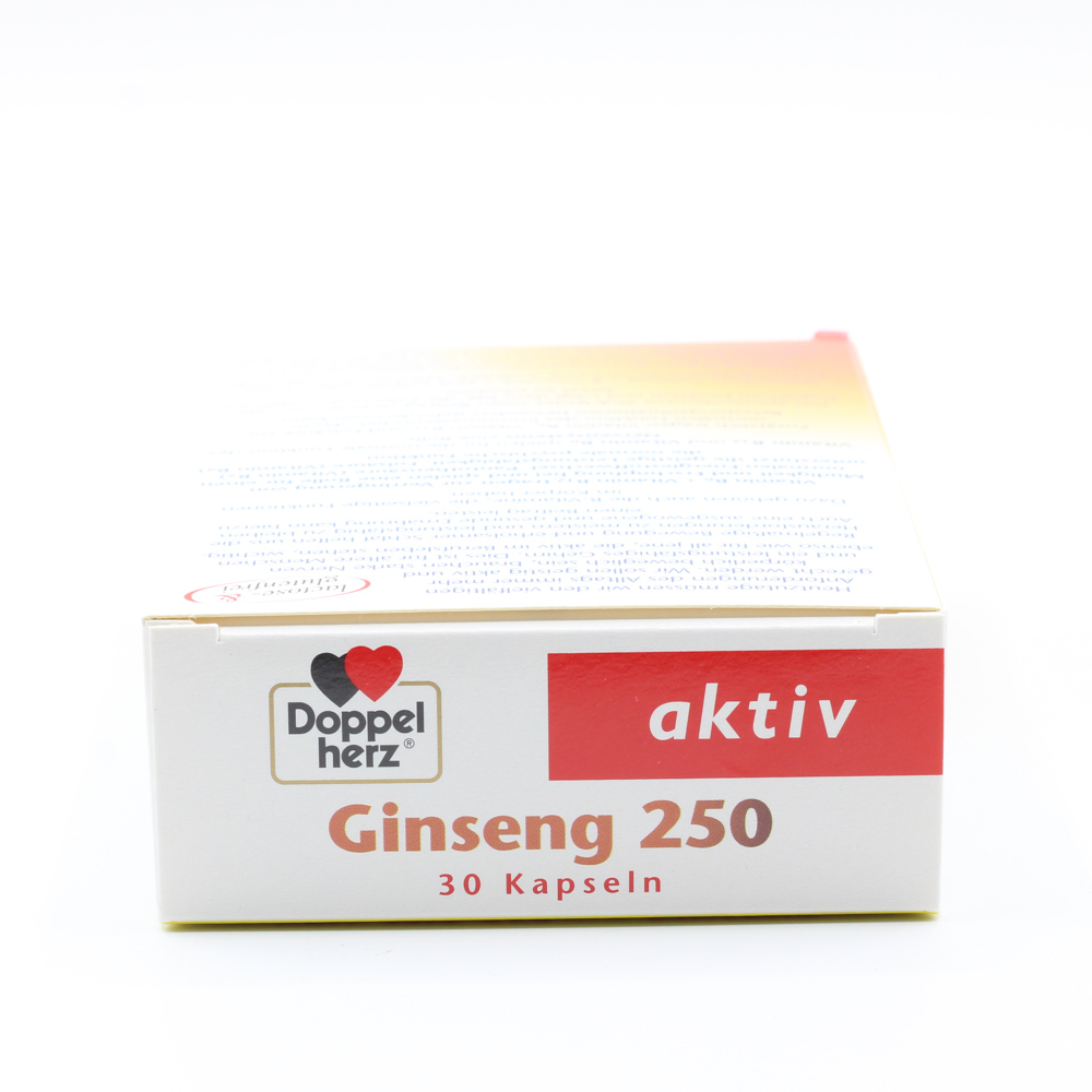DOPPELHERZ Ginseng 250+B-Vitamine+Zink Kapseln