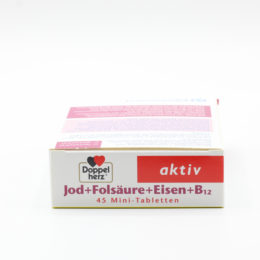 DOPPELHERZ Jod+Folsäure+Eisen+B12 Tabletten