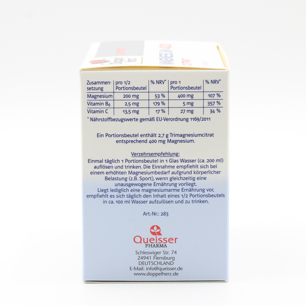DOPPELHERZ Magnesium 400 Citrat system Granulat