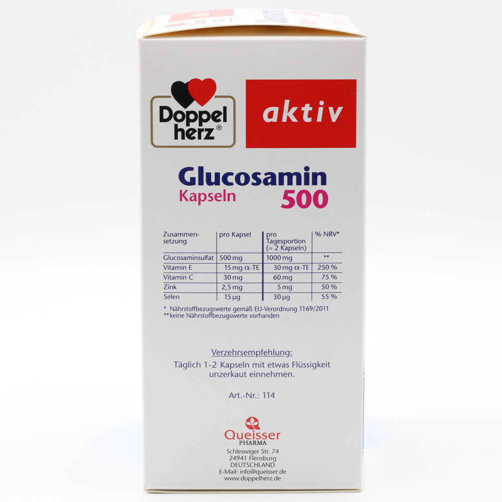 DOPPELHERZ Glucosamin 500 Kapseln