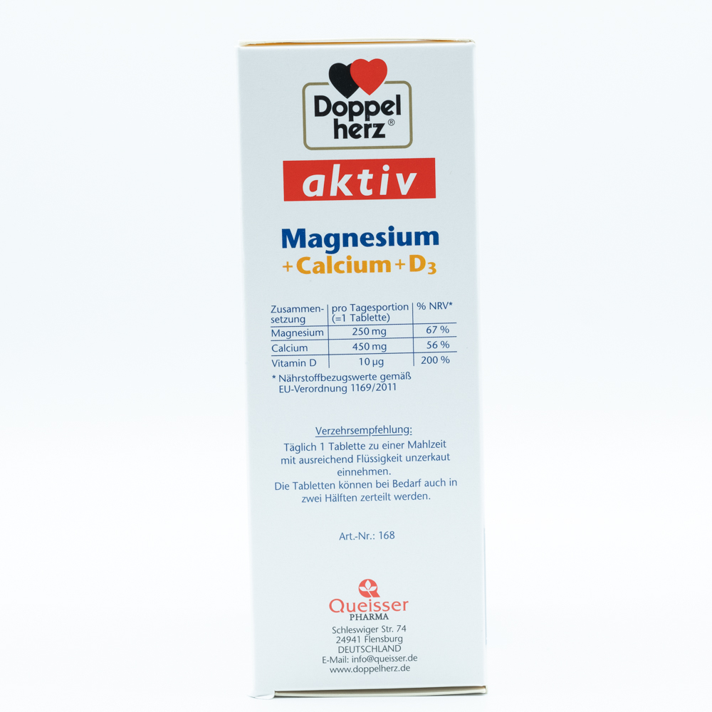 DOPPELHERZ Magnesium+Calcium+D3 Brausetabletten