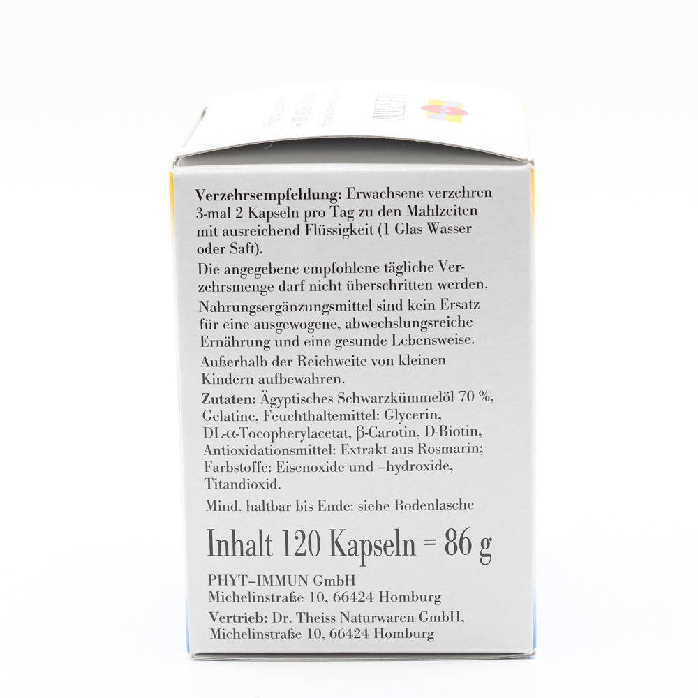 SCHWARZKÜMMELÖL Immerfit Kapseln