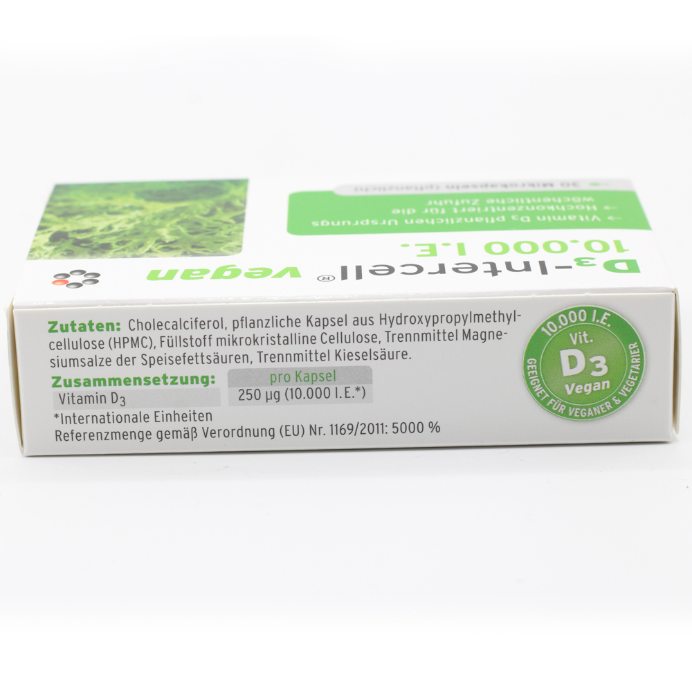 D3-INTERCELL vegan 10.000 I.E. Kapseln