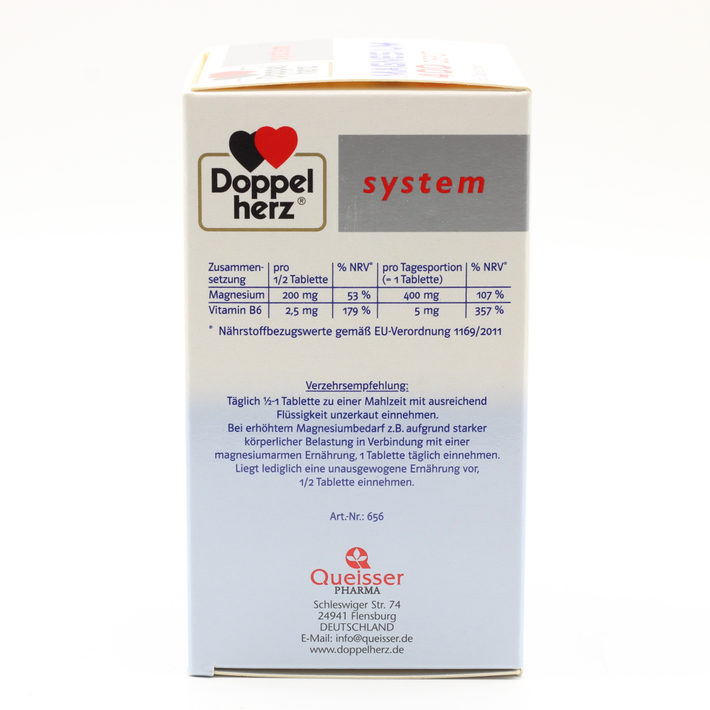 DOPPELHERZ Magnesium 400 Depot system Tabletten
