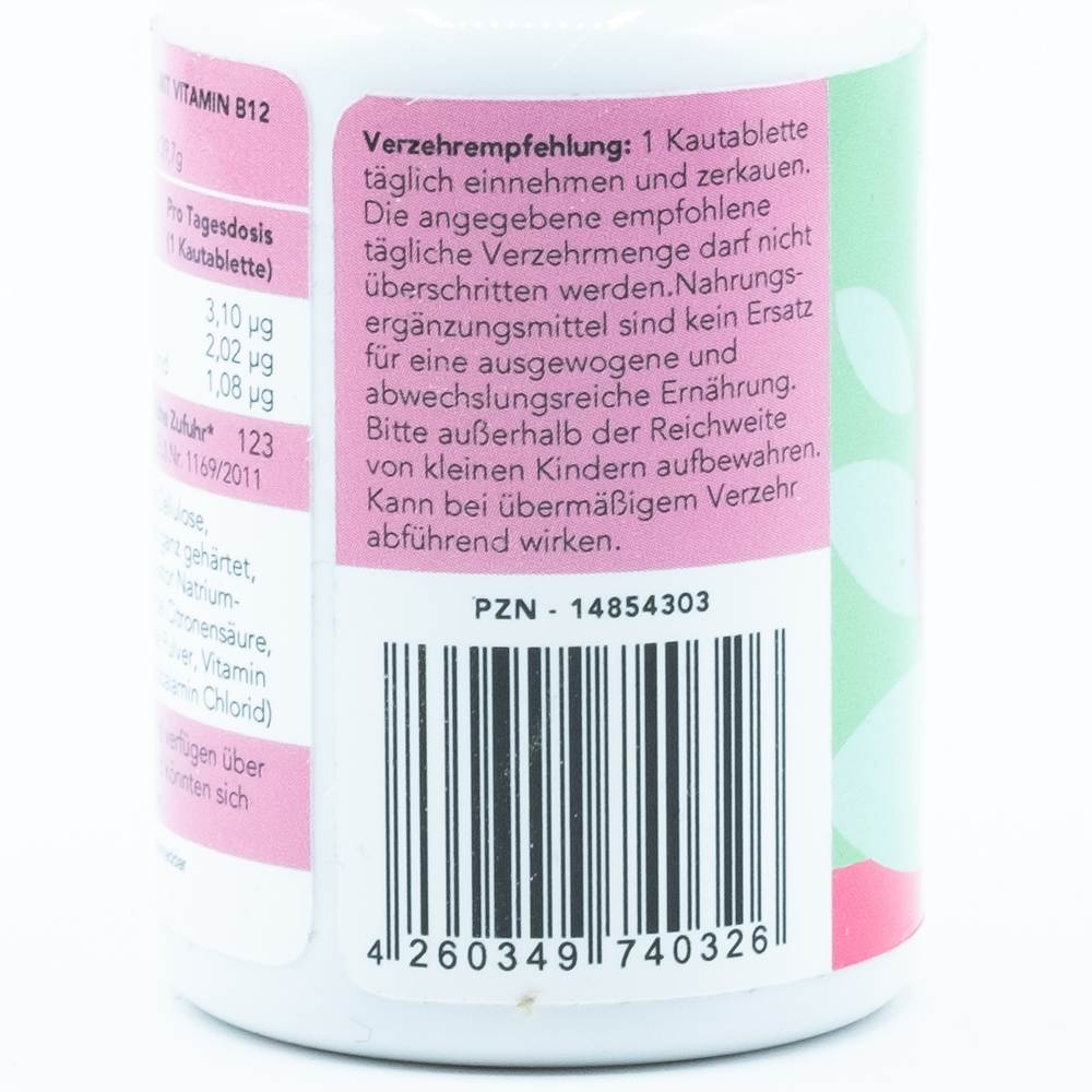 VITAMIN B12 KINDER Kautabletten vegan