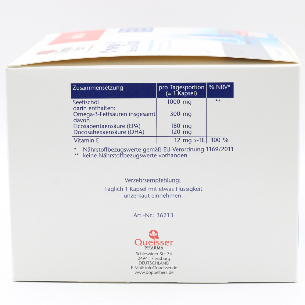 DOPPELHERZ Omega-3 Seefischöl 1000 Kapseln