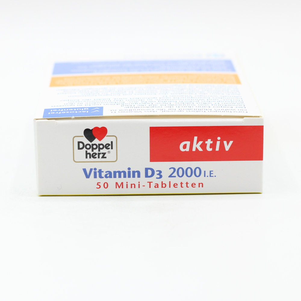 DOPPELHERZ Vitamin D3 2000 I.E. Tabletten