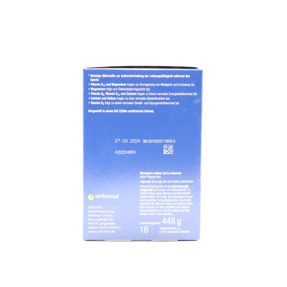 ORTHOMOL Sport perform Granulat