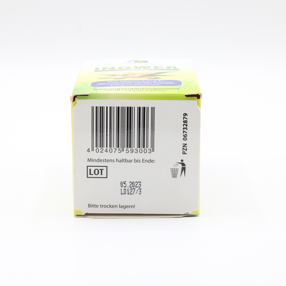 INGWER 500 mg Kapseln+Vitamin B1+C
