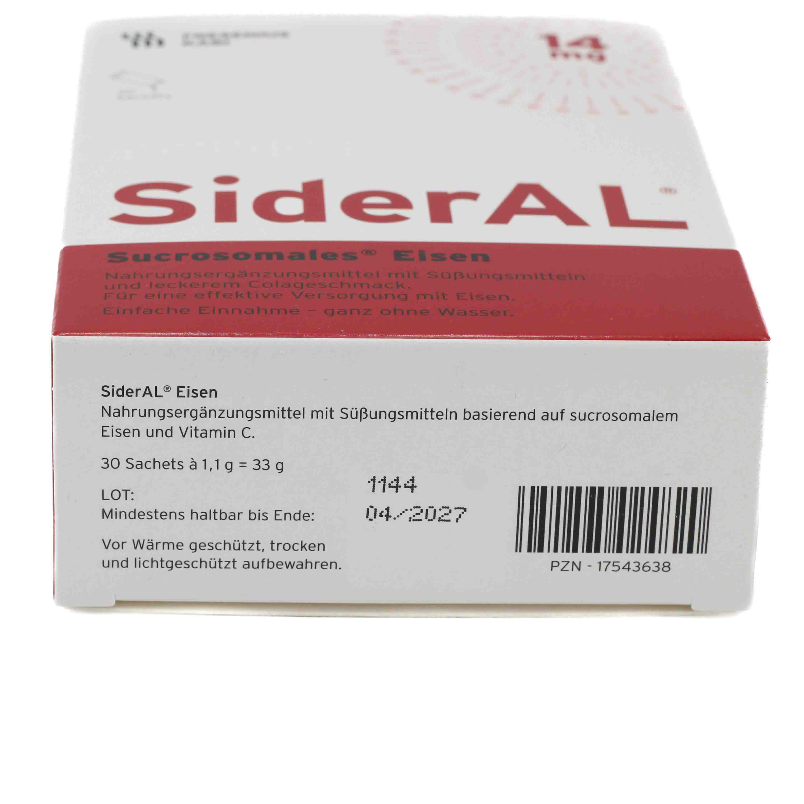SiderAL® Eisen 14mg Cola bei erhöhtem Eisenbedarf