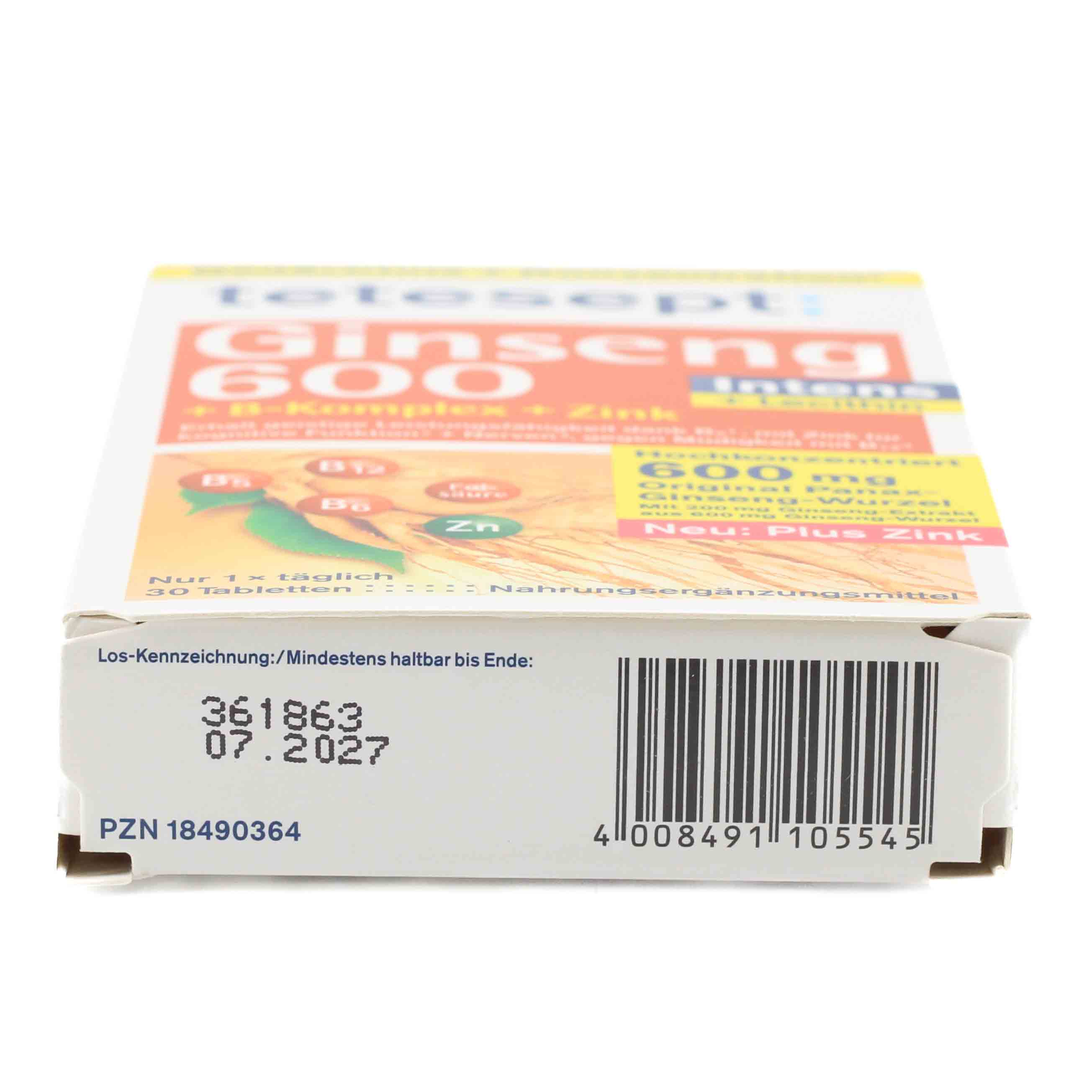 TETESEPT Ginseng 600 Filmtabletten